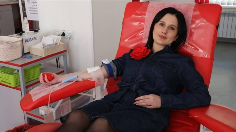 Ірина Борзова підтримала донорську ініціативу на Вінниччині власним прикладом