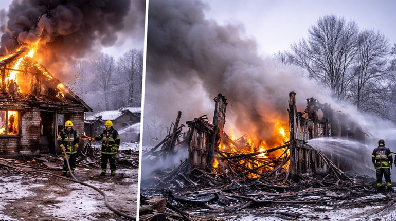 У Корюківському районі за добу сталися дві пожежі: загинула жінка