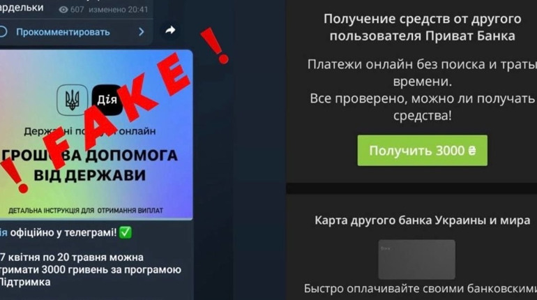 Переяславець перейшов за посиланням нібито на сайт "Дія ЄДопомога" і втратив майже 25 тисяч: поліція