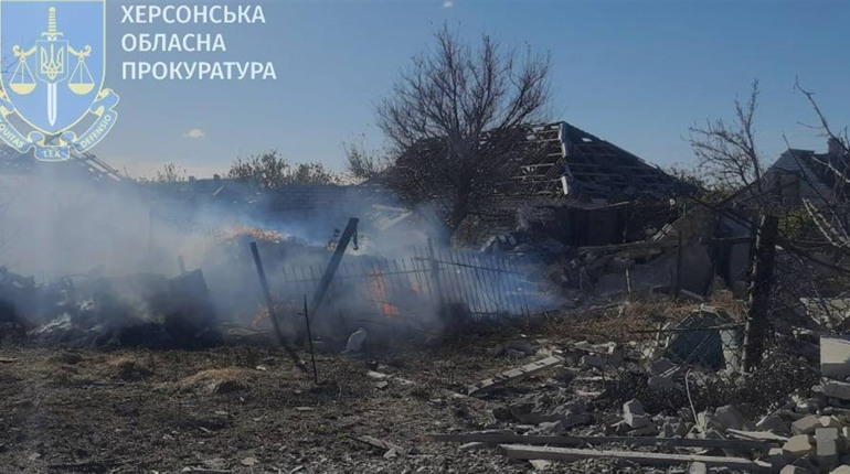 28 жовтня російські окупанти здійснили 63 обстріли Херсонщини: 5 людей поранені