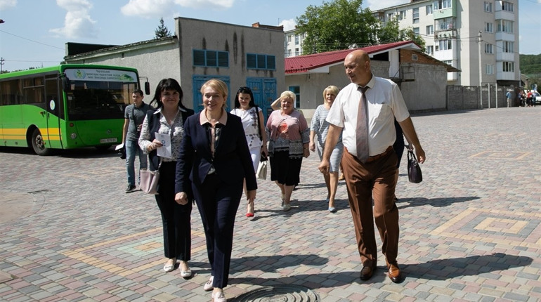Чортківщину з робочим візитом відвідала міністр освіти і науки України Лілія Гриневич (+відео)