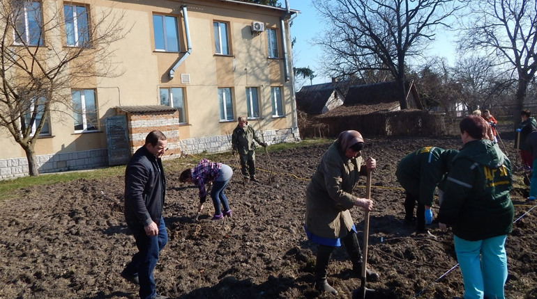 Медики районної лікарні втілили у життя свою давню мрію: посадили яблуневий сад