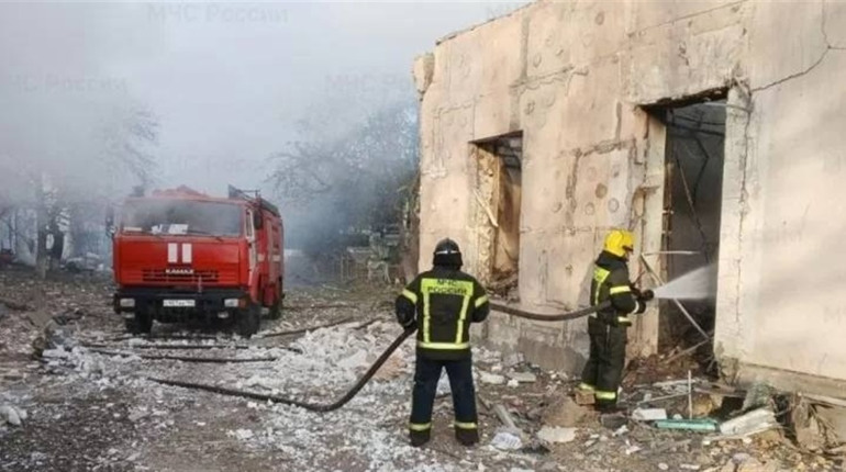 У Новій Каховці згоріла будівля шкірно-венеричного диспансера