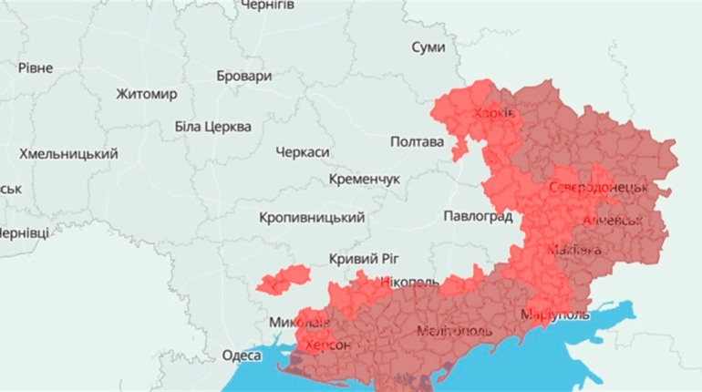 Запрацювала цифрова платформа, що відображає статус території в режимі реального часу