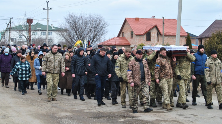 Ми не забудемо! Городоччина попрощалася з полеглим героєм Олександром Мельником