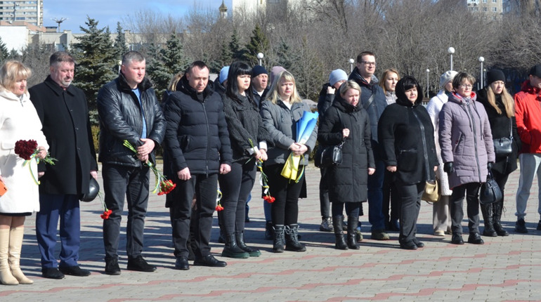 Южноукраїнці пам'ятатимуть події, що відбулися в березні 2022 р. у Вознесенську. Фоторепортаж