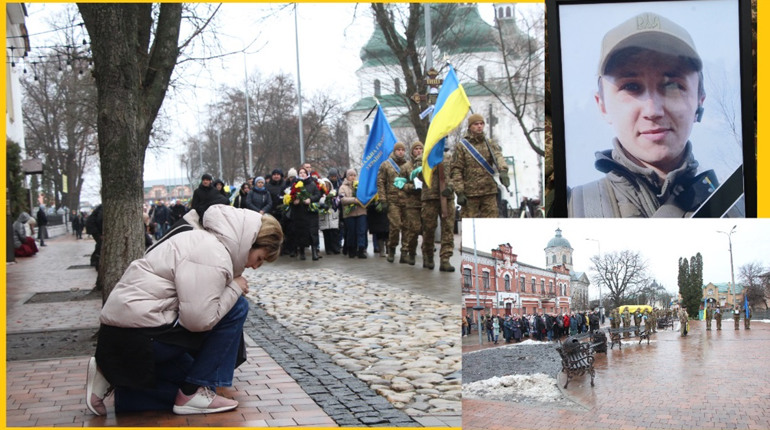 У НІЖИНІ ПРОВЕЛИ В ОСТАННЮ ПУТЬ ЗАГИБЛОГО ВОЇНА МИХАЙЛА МАКСИМЕНКА