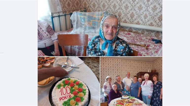 100-й ювілейний День народження святкує поважна ніжинка Євфросинія Григорівна Шкода