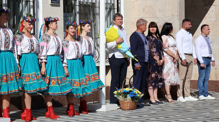 В Южноукраїнську відзначили День Української Державності. Фоторепортаж