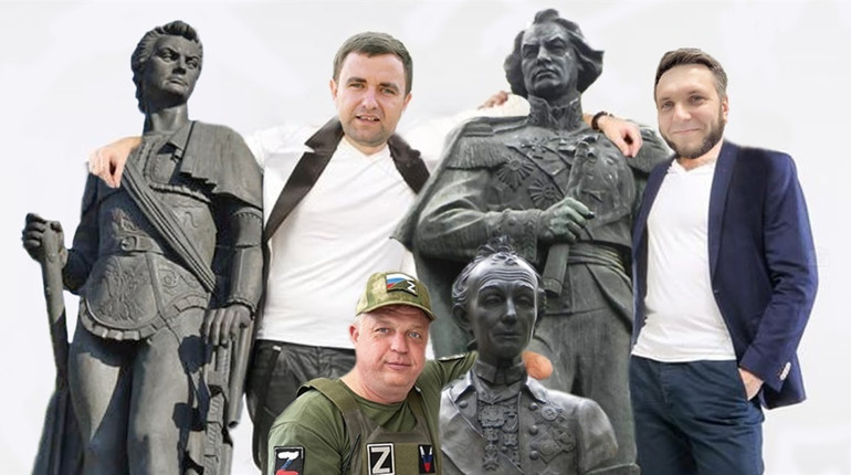 Крайнощі бомжів: від столового посуду до пам’ятників. Або що окупанти вкрали в Херсоні