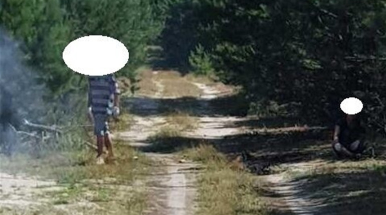 Чоловік випалював кабелі в лісовому масиві в межах Славути. Його піймали на гарячому