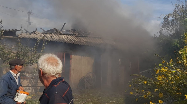 У господарстві на Сарненщині згоріло сім тонн сіна