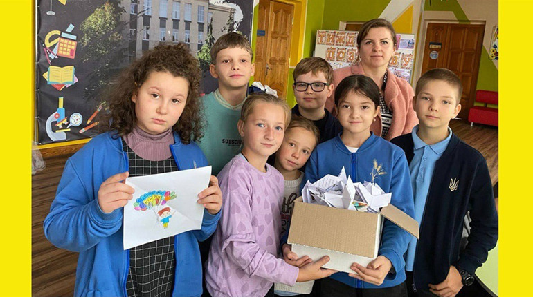 "Голубина пошта": як діти з Кагарлика звертаються до світу з проханням про мир (відео)