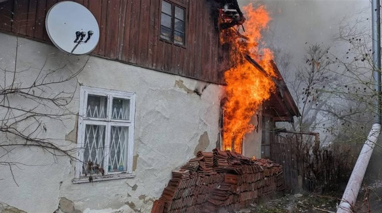 Росіяни спалили будинок у селі Есманьської громади