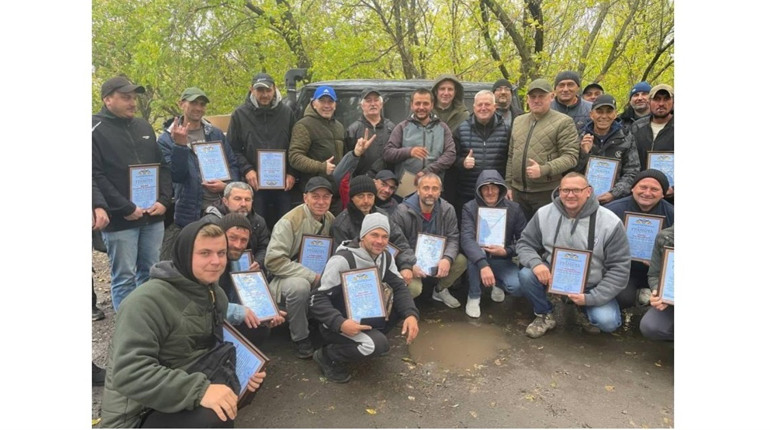 Добровольці з Балтської громади повернулися після укріплення оборонних рубежів на сході України