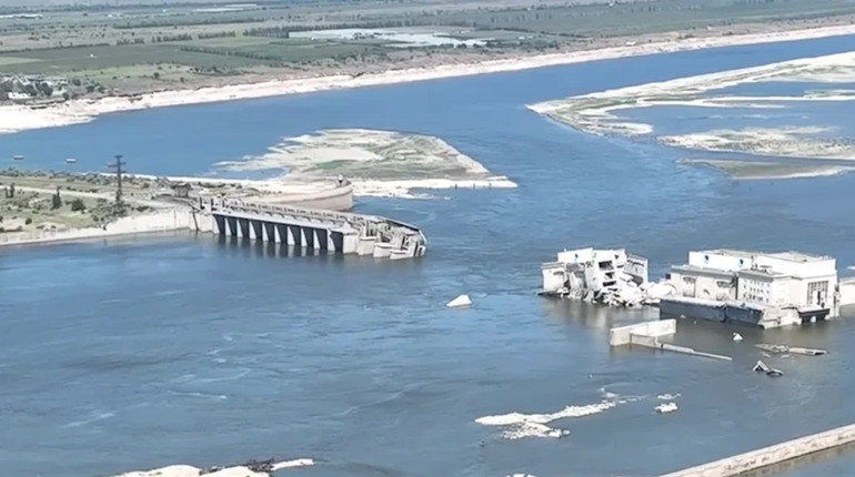 Через підрив Каховської ГЕС з дна водосховища вийшли назовні токсичні елементи