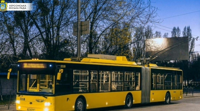 На розвиток електротранспорту в Херсоні планують витратити 36 мільйонів гривень у 2023 році