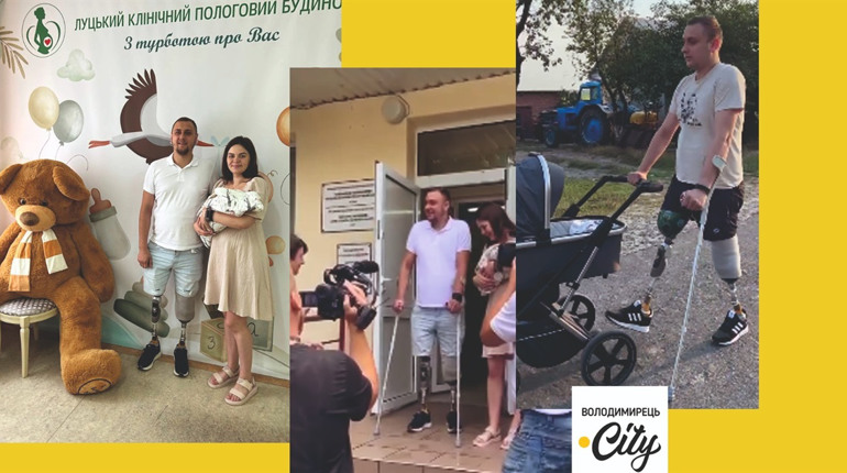 У День Незалежності воїн-ветеран з Малого Жолудська привітав земляків