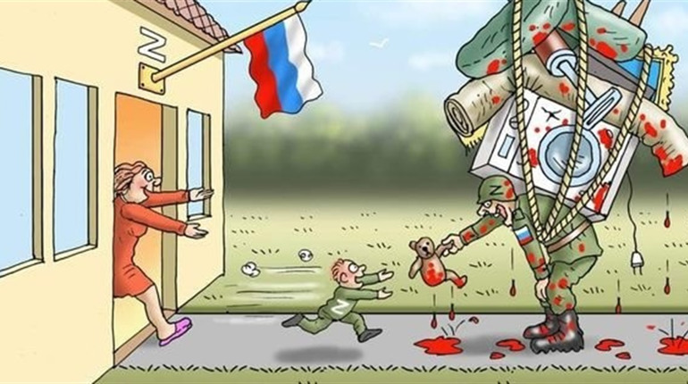 "У них квартири просторі". На Луганщині росіяни знімають на відео, як мародерять житло українців