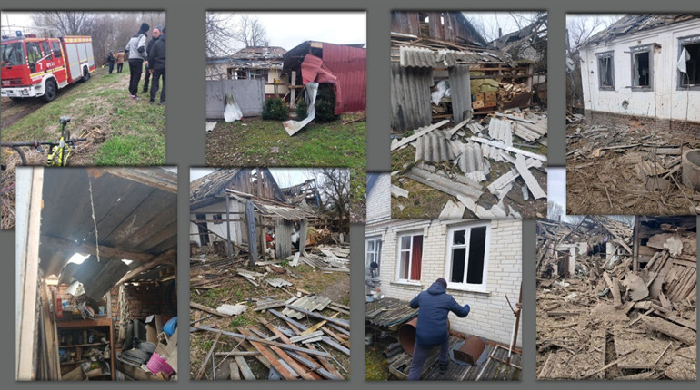 Напередодні Великодня росіяни вдарили по Білопіллю КАБом