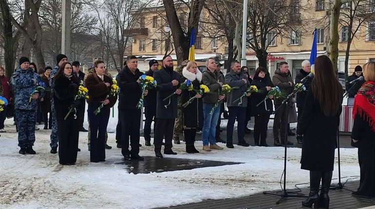 В Ізмаїлі вшанували Героїв Небесної Сотні