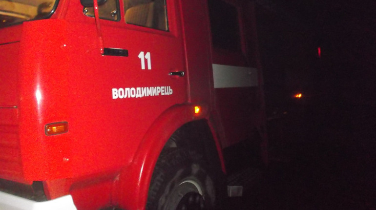У Володимирці згоріла покрівля в новозбудованому будинку