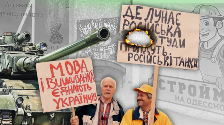 Коли в Біляївці зникнуть російськомовні вивіски: уповноважений з мовного захисту звернувся до влади