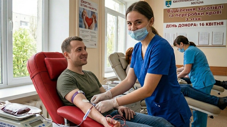 Кров потрібна: у Південноукраїнську назвали дату квітневої донації