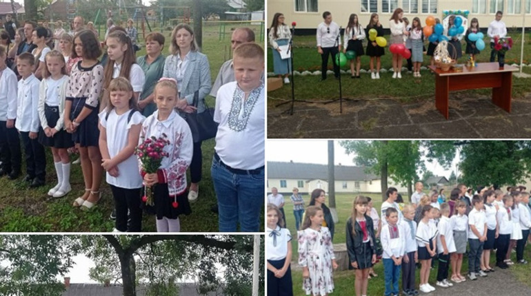 У Рафалівському Петропавлівському ліцеї першого вересня замість квітів зібрали гроші для ЗСУ