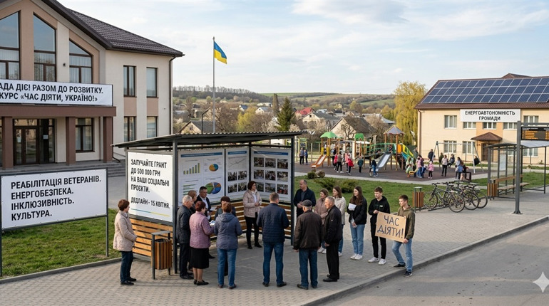Громади Хмельниччини можуть залучити до 500 тисяч гривень на соціальні проєкти