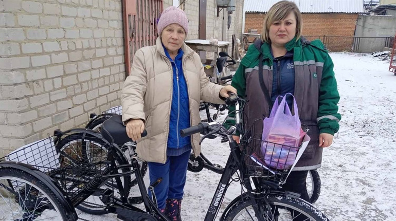 Вільхуватська громада отримала електровелосипеди від гуманітарної місії "Проліска"