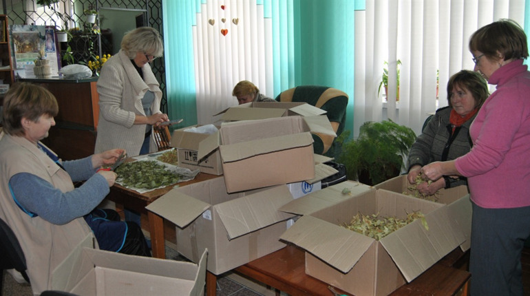 Городоцькі бібліотекарі передали на фронт фруктові чаї і нашоломники. Тепер роблять різдвяні обереги