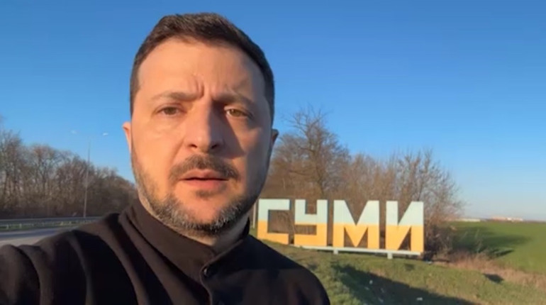 Президент України відвідав Сумщину та подякував захисникам прикордоння (ВІДЕО)