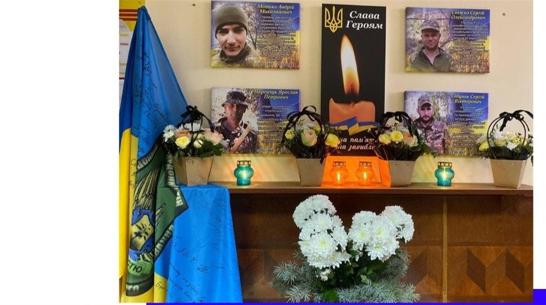 У Любахівському ліцеї відкрили меморіальні дошки Захисникам-односельцям