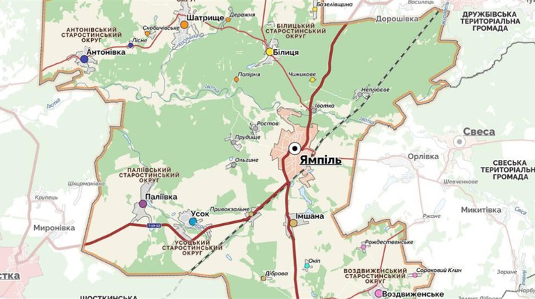 Ямпільській громаді надали статус зони можливих бойових дій