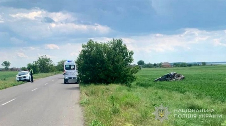 В Ізмаїльському районі водій BMW вилетів з траси через перевищення швидкості