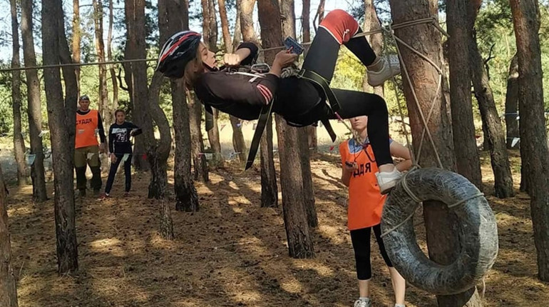 Школярі Попаснянщини взяли участь у чемпіонаті Луганщини з пішохідного туризму