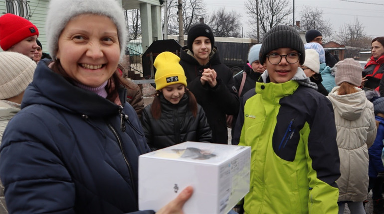 Первомайськ передав розвідці тероборони квадрокоптер: за які кошти придбали та як все відбулося