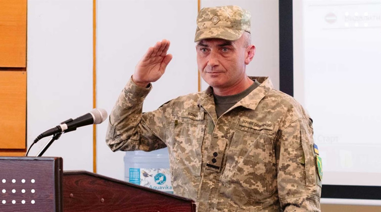 "Маю честь": підполковник Андрій Конон уже не працюватиме в переяславському військкоматі