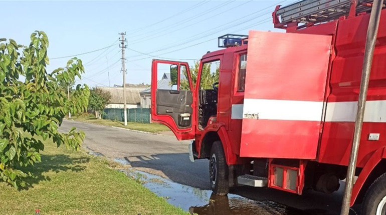 У Циблях горіло сміття на площі пів гектара ВІДЕО