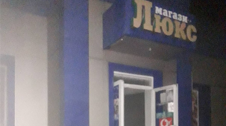 Ночью в попаснянском магазине произошел пожар