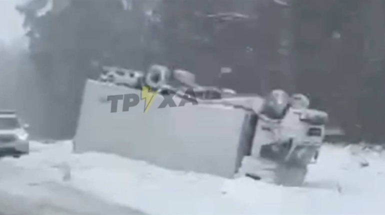 Між Глуховом та Шосткою перекинулася 5-тонна ватажівка