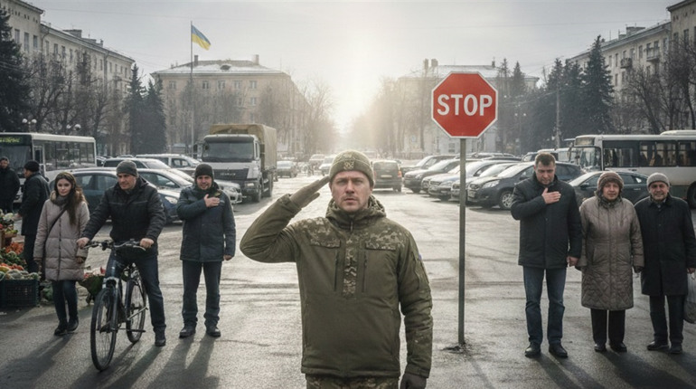 Чи буде тепер Південноукраїнськ зупинятися о 09:00 на хвилину мовчання? Є розпорядження мера