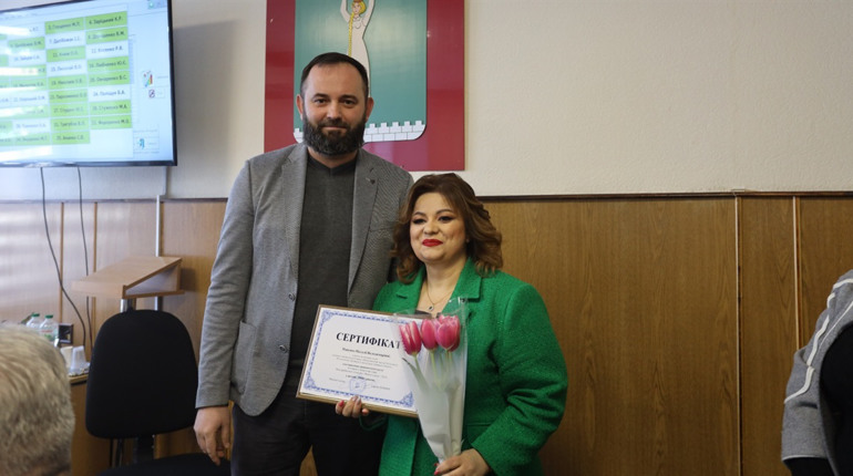 Міський голова нагородив призерів обласного етапу Всеукраїнського конкурсу "Вчитель року-2023"