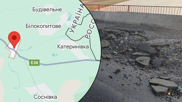 У Глухівській громаді внаслідок атаки ФПВ-дронами пошкоджено міст