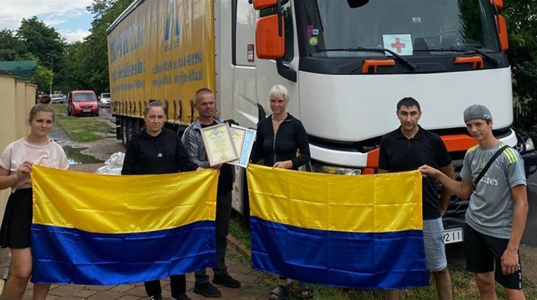 Із Німеччини до Біляївської громади передали гуманітарну допомогу для родин, переселенців і шпиталів