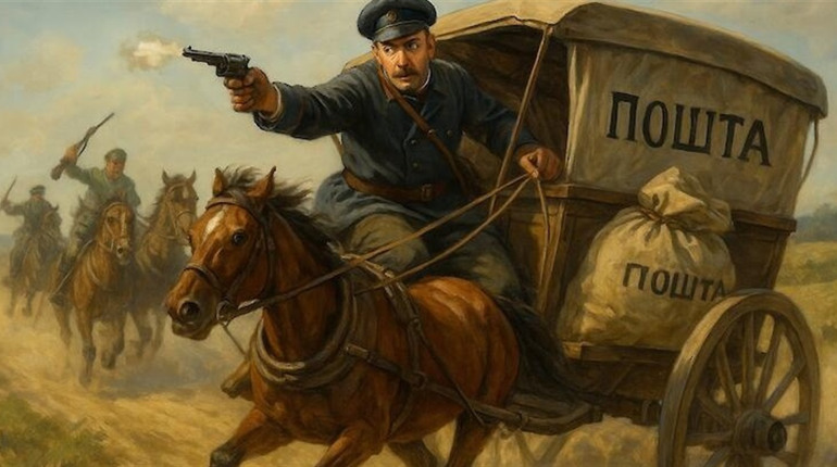 "Дикий Захід" в Обухові 1911 року: диліжанс, листоноша, стрілянина