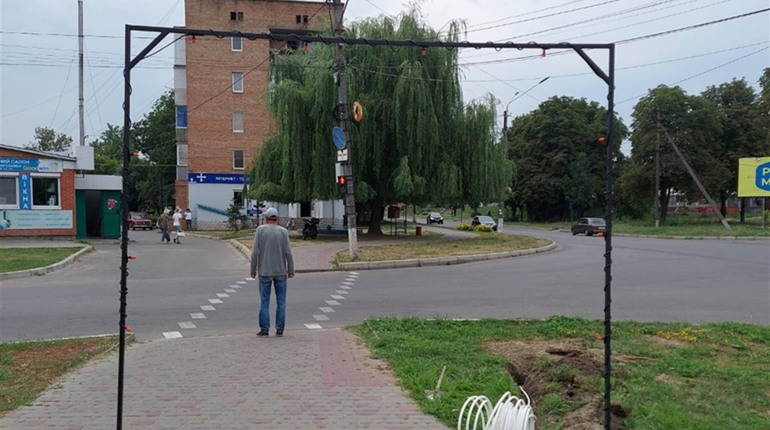У Гадячі встановлюють охолоджувальні рамки
