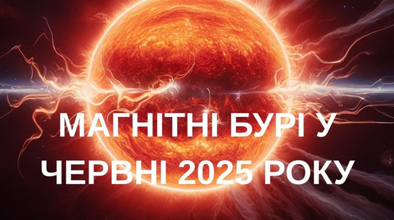 Магнітні бурі в червні 2025: коли очікувати сплески сонячної активності