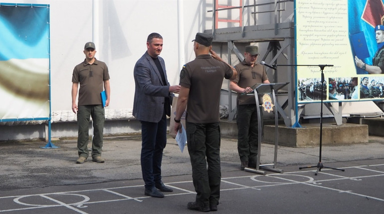 Бійців Нацгвардії нагороджено з нагоди створення підрозділу з охорони ХАЕС